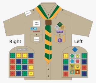 Cub Badge Chart 2017 - Scouts South Africa Badge Placement