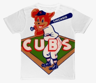 1950's Chicago Cubs ﻿classic Sublimation Adult T-shirt - Cartoon