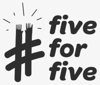 Fiveforfive Logo 5 Black2x - 5 Friends Logo