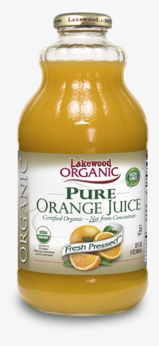 Lakewood Organic Pure Orange Juice, 32 Ounce - Organic Not From Concentrate Cranberry Juice