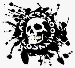 Hammerbrooklyn Girl Black Skull Hooder - Illustration