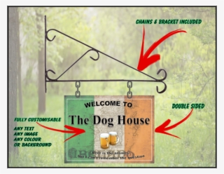 Personalised Hanging Bar Sign, Pub Sign, Home Bar, - Poster