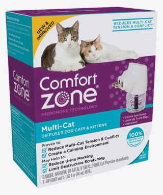Comfort Zone Multi-cat Diffuser For Cats & Kittens - Comfort Zone Diffuser