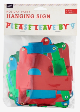 "please Leave By 9" Hanging Sign - Playmat