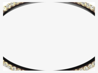 Rhinestone Clipart Silver Frame - Circle
