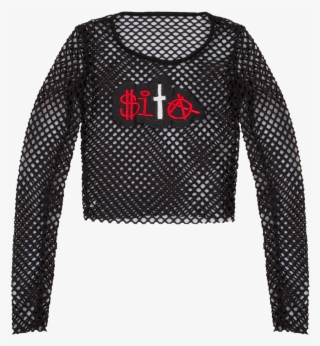 Goth Mesh Bikini - Long-sleeved T-shirt