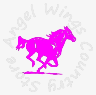 Angel Wings Country Store - Car Decal Stickers Red