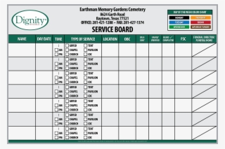 A6759-service Board - Service Corporation International