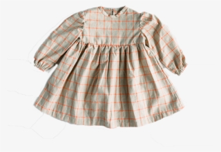 Evie Dress In Windowpane - Plaid