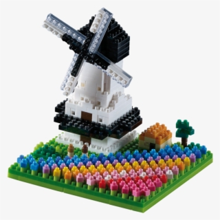 Windmill With Tulips - Construir Juguetes Puzzle Edition Brixies Amazon