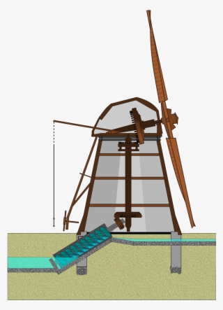 File - Pumping Windmill - Svg - Windmill