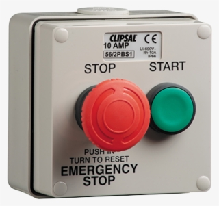 Push Button Control Station, 10a, Ip66 - Emergency Stop Start Button