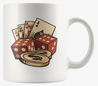 Casino Vector Set Vintage Handmade Mug - Design