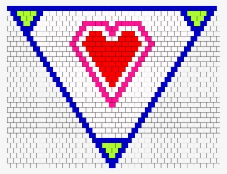 Cute Heart Bead Pattern - Bead
