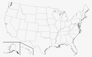 Free Png Download High Resolution Blank United States - Us Nuclear War Map