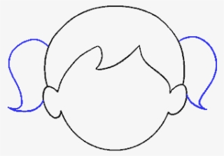 How To Draw Cartoon Girl - Sketch