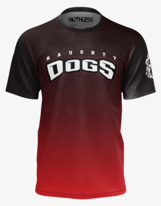 Naughty Dog Black Fade - Active Shirt