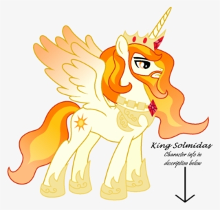 Solar Flare Images My Dad,the Fire King Hd Wallpaper - Mlp King Solar