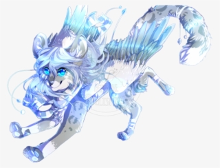 Drawn Snow Leopard Gif Transparent - Anime Snow Leopard Drawing