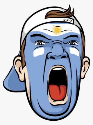 Football Sticker - Cartoon Sports Fans