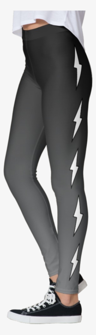 Black Leggings Stars White