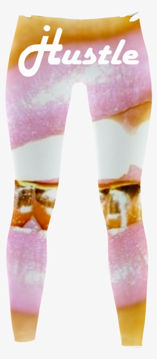 Ihustle Gold Teeth Leggings - Leggings