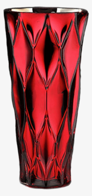 Red Glass Vase