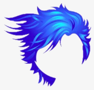 Free Png Underwater Fluid Hair Blue Png - Blue Hair Clipart Transparent