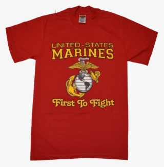Usmc First To Fight - Plus Ultra Shirt