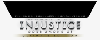 1509 × 618328 - Injustice Gods Among Us Ultimate Edition Logo