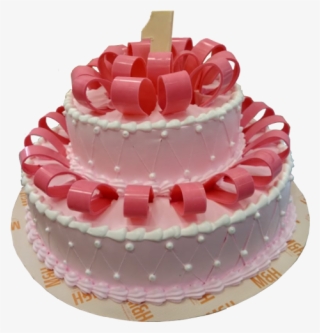 Pink Ribbon Cake - Cake Decorating