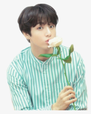 Report Abuse - Jungkook With A Flower
