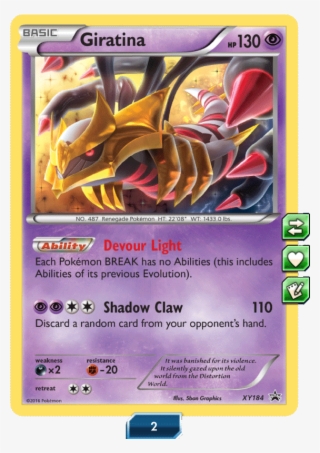 Holo Giratina Xy184 - Cartas Do Giratina