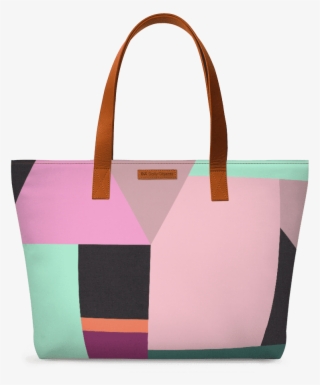 Dailyobjects Geometrical Abstract Shapes Fatty Tote - Tote Bag