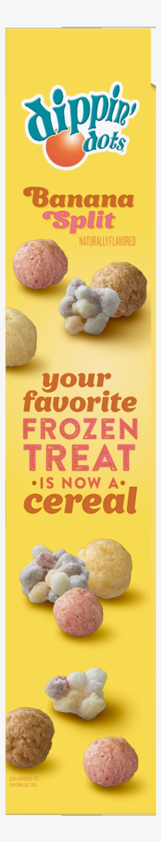 Dippin Dots Banana Split Flavored Cereal Family Size, - Dippin Dots