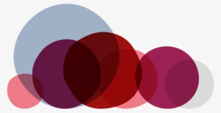 Abstract Illustration Formed Of Overlapping Shapes - Circle