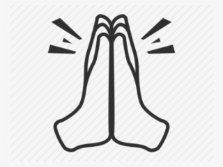 Hand Emoji Clipart Pray - Prayer Hands Emoji Vector