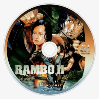 First Blood Part Ii Bluray Disc Image - Label
