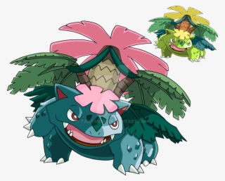 Mega Venusaur Png - Cartoon