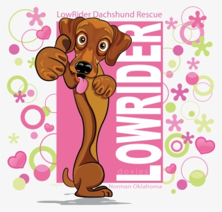 Dachshund Rescue Art Sample By Get'n Graphic Design - Dog Licks