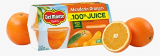 Mandarin Oranges In 100% Juice, Fruit Cup® Snacks - Del Monte