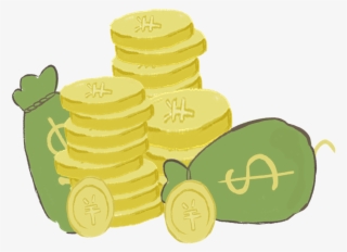 Minimalista Dibujado A Mano Retro Bolsa De Dinero Png - Cash