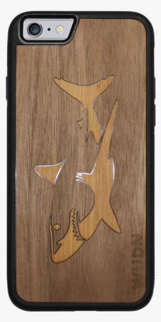 Wood Phone Case Shark