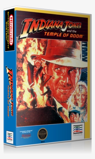 Nes Indiana Jones And The Temple Of Doom Retail Game - Indiana Jones And The Temple Of Doom Nes