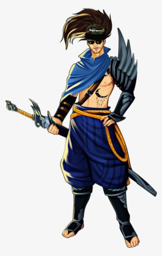 Yasuo Sticker - Cartoon