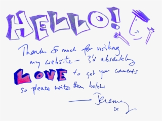 Jeremy Vine Official Website - Handwriting