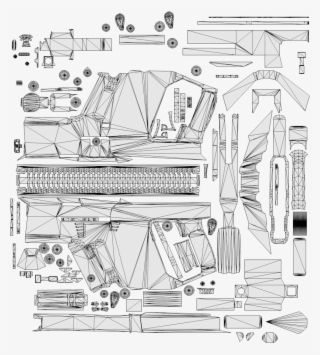 Just For The Sake Of Example, Here's A Good Uv Layout - Technical Drawing