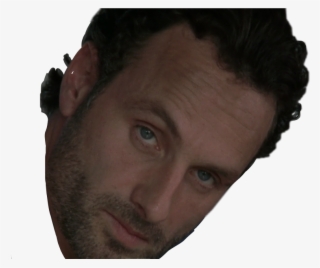 Rick Sticker - Rick Grimes Silly Face