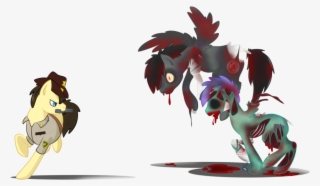 Pon-ee, Blood, Grimdark, Oc, Oc Only, Oc - Cartoon