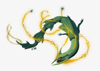 Méga Rayquaza Par - Illustration